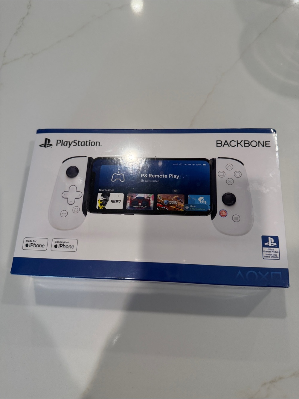 PlayStation Backbone Mobile Controller — White